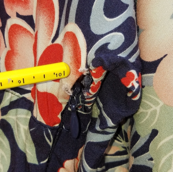 Lucky brand Asian kimono style floral dress - Picture 11 of 12